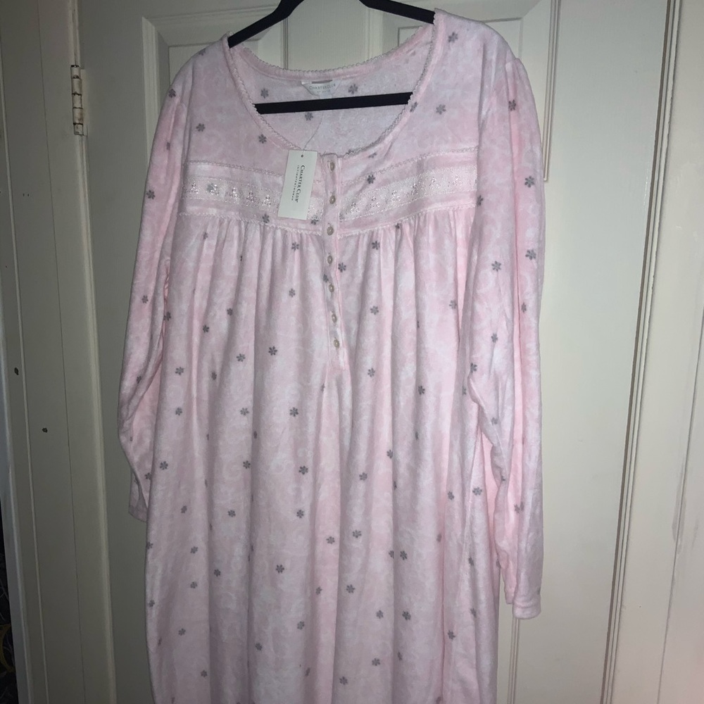 NWT charter club women’s plus size long nightgown
